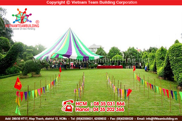 Địa điểm tổ chức teambuilding tại Hà Nội: Sông Hồng resort
